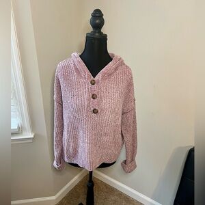 Elegant Cozy Soft Sweater with Hood